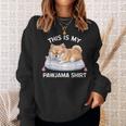 This Is My Pawjama Pomeranian 公式犬用昼寝 スウェットシャツ 彼女への贈り物