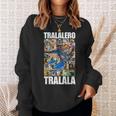 Tralalero Tralala イタリアンブレインロットミーム スウェットシャツ 彼女への贈り物