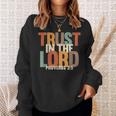 Trust In The Lord 箴言 3 スウェットシャツ 彼女への贈り物