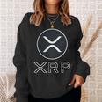 Xrp リップル 暗号通貨ポケットロゴ スウェットシャツ 彼女への贈り物