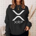 Xrpロゴ暗号通貨暗号 スウェットシャツ 彼女への贈り物