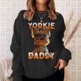 Yorkie Daddyヨーキー パパ 父の日 お父さん スウィート・ヨークシャー・テリア スウェットシャツ 彼女への贈り物