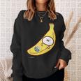 うさまるバナナまる ダークカラー スウェットシャツ 彼女への贈り物