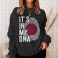 おかしな It's In My Dna 日本国旗 指紋 スウェットシャツ 彼女への贈り物