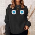 おもしろブラ 目玉コスチューム セクシーなおっぱい衣装 スウェットシャツ 彼女への贈り物
