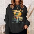 かわいい トロピカル ヒロ ハワイ ウミガメ お土産 スウェットシャツ 彼女への贈り物