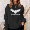 アメリカンイーグル Usa ハクトイーグルシルエット 長袖tシャツ スウェットシャツ 彼女への贈り物
