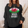 ウェールズ ラグビー チーム Cmon Cymru フラッグ スウェットシャツ 彼女への贈り物
