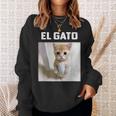 エルガト ミーム 猫 スウェットシャツ 彼女への贈り物