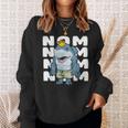 オーシャンキング シャーク ハングリーシャーク キング Eat Now Nom スウェットシャツ 彼女への贈り物