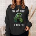 カカポ オウム ニュージーランド カカポ 鳥ave The Kakapo スウェットシャツ 彼女への贈り物