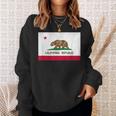 カリフォルニア州「ベアリパブリック」州旗 スウェットシャツ 彼女への贈り物