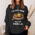 カワイイ キュート パエリア I'm Just Here For The Paella スウェットシャツ 彼女への贈り物