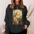 キャットタロットカード、サンタロットカード、アールヌーボーtシャツ スウェットシャツ 彼女への贈り物