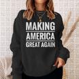 クラシック・メイキング・アメリカを再び偉大に スウェットシャツ 彼女への贈り物
