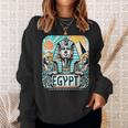クールなエジプトスフィンクス旅行コスチュームエジプトのお土産。 スウェットシャツ 彼女への贈り物
