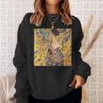 グスタフ・クリムト作「Lady With Fan」 スウェットシャツ 彼女への贈り物
