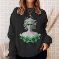 グリーン 聖パトリックデー メデューサ スウェットシャツ 彼女への贈り物