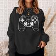 ゲームコントローラー 一本の線 Esports スウェットシャツ 彼女への贈り物