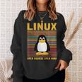 メンズ コンピューター オタク Linux ルートペンギン タックス 言葉 ギフト スウェットシャツ 彼女への贈り物