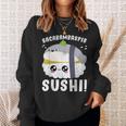 サカバンバスピス寿司 魚ミーム 和食 スウェットシャツ 彼女への贈り物