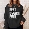 サッカーコーチtシャツ サッカー史上最高のコーチギフト。 スウェットシャツ 彼女への贈り物