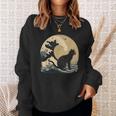 シュールレアリズム 日本画 黒猫 スウェットシャツ 彼女への贈り物