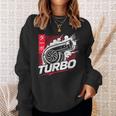 ターボターボチャージャー 日本語レタリング 日本スタイル スウェットシャツ 彼女への贈り物