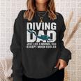 ダイビング お父さん ヴィンテージ スキューバ ダイバー 父 スキューバダイビング スウェットシャツ 彼女への贈り物