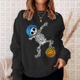 ダビング 水球 スケルトン ハロウィン 骨 ダブダンス スウェットシャツ 彼女への贈り物