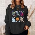ダビングハロウィン骨格の魔女ヴァンパイアゴーストモンスター スウェットシャツ 彼女への贈り物