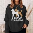 トイプードル I Havetandard プードル スウェットシャツ 彼女への贈り物