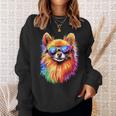 ドワーフ・スピッツ ポメラニアン ポム・スウィート・ジャーマン・スピッツ スウェットシャツ 彼女への贈り物