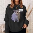 ハァ・キャット・ミーム スウェットシャツ 彼女への贈り物