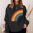 ハーフレインボー Roygbiv カラフルラッキーレインボー スウェットシャツ 彼女への贈り物