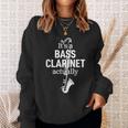 バスクラリネット奏者のためのクラリネットユーモア 面白いバスクラリネット Bass Clarinet スウェットシャツ 彼女への贈り物