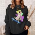 ヒョウモントカゲモドキ スケートボードのトカゲ スウェットシャツ 彼女への贈り物