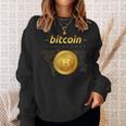 ビットコインシャツ ビットコインロゴ 暗号シャツ 暗号ギフト ビットコイン スウェットシャツ 彼女への贈り物