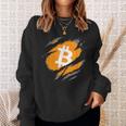 ビットコインプランbの時間です スウェットシャツ 彼女への贈り物