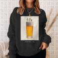 ビール冷え切ってます スウェットシャツ 彼女への贈り物