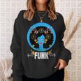 ファンク ソウルフル・ジャズ カラフル・ミュージック スウェットシャツ 彼女への贈り物