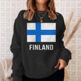 フィンランドの国旗 スウェットシャツ 彼女への贈り物