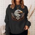 フリーメイソンs&C「知恵を持ったワシ」のシンボル。 スウェットシャツ 彼女への贈り物