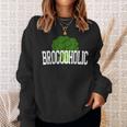 ブロッコホリック ブロッコリー中毒 恋人 野菜 おもしろ ビーガン Broccoholic スウェットシャツ 彼女への贈り物