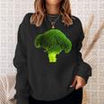 ブロッコリー 写真 エンブレム Broccoli Photo Emblem スウェットシャツ 彼女への贈り物