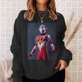ブロマイドシリーズ ウルトラマンメビウス メビウスバーニングブレイブ 長袖tシャツ スウェットシャツ 彼女への贈り物