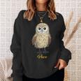 プエオ ハワイアンショートイヤーフクロウ スウェットシャツ 彼女への贈り物