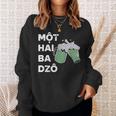 ベトナム ベトナム人 ベトナム語 モット・ハイ・バ・ドゾ ワン・ツー・スリー・チアーズ スウェットシャツ 彼女への贈り物