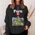 ペルー お土産 インカ マチュピチュ ペルー国旗 アンデス山脈 スウェットシャツ 彼女への贈り物