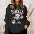 ボッチャ ボッチャボール クリスマスハット ボッチャボール ジャック付き スウェットシャツ 彼女への贈り物